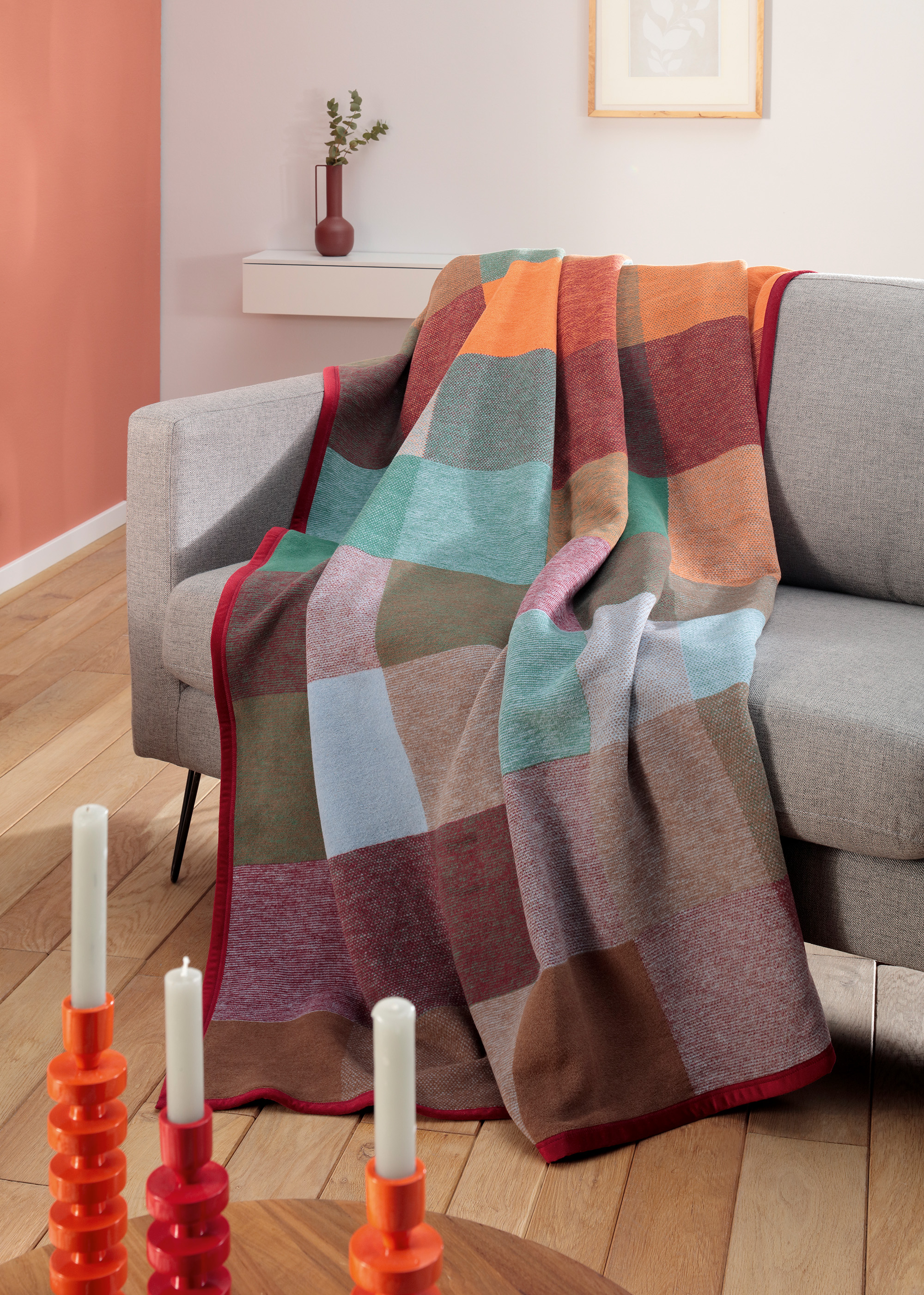 Biederlack Kuscheldecke 'Colour Woven'