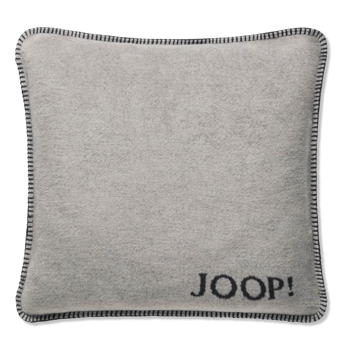 Kissen "JOOP! - Uni Doubleface" Kissen JOOP! Uni-Doubleface ash-anthrazit mit Füllung Vorderseite
