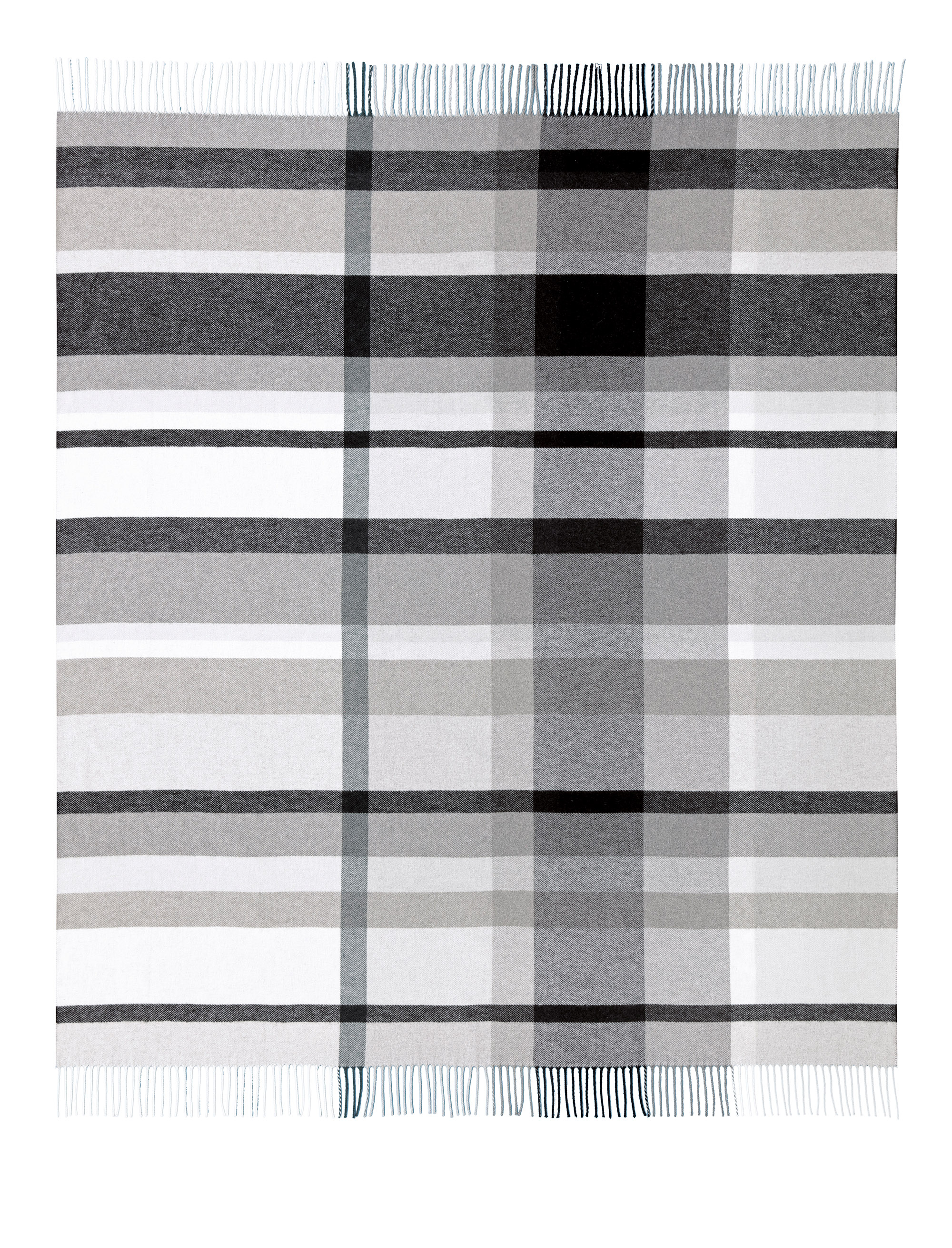 Fransenplaid Harmony Grey Freisteller 