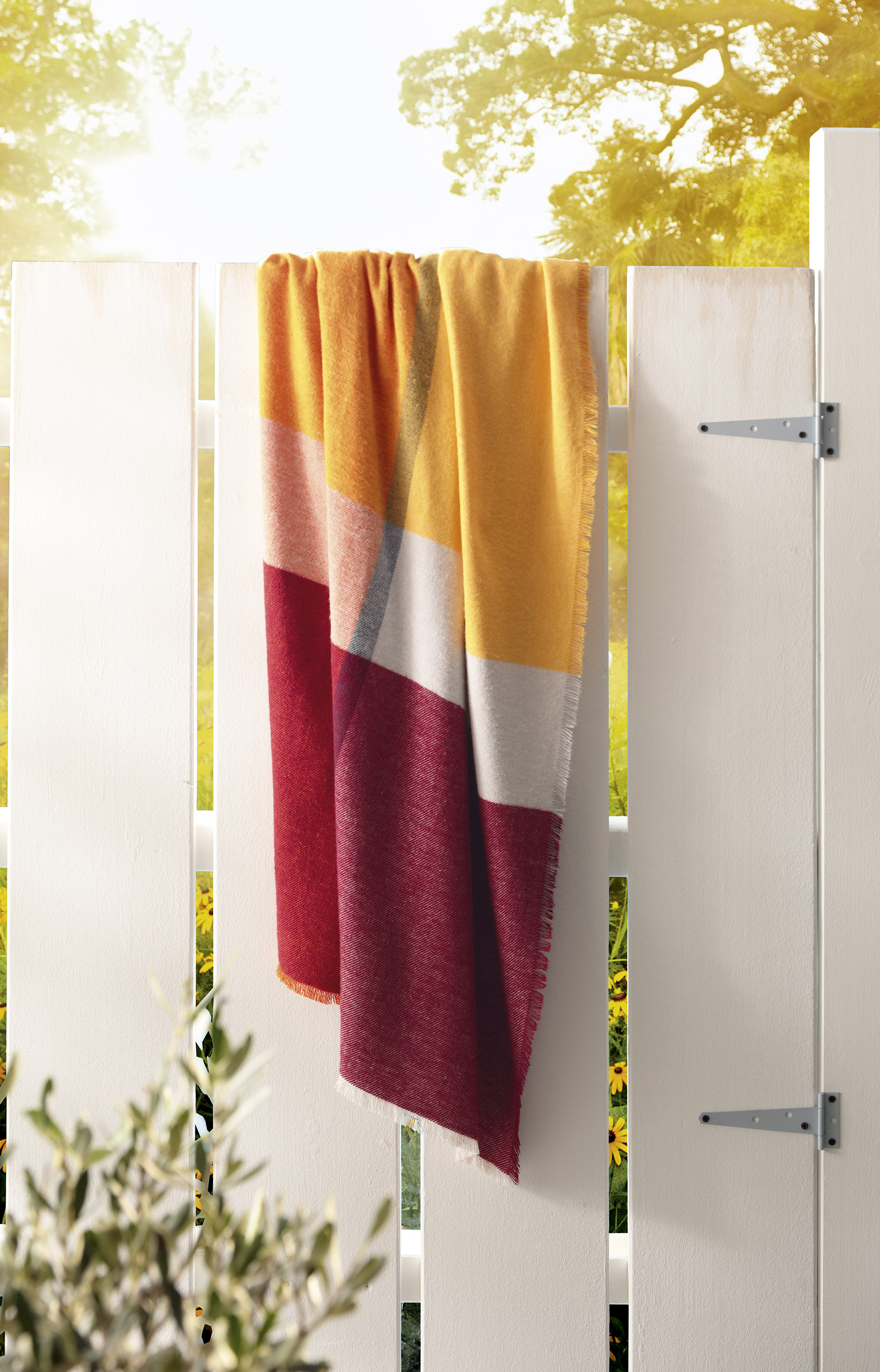 Fransenplaid Great Sunset Milieubild