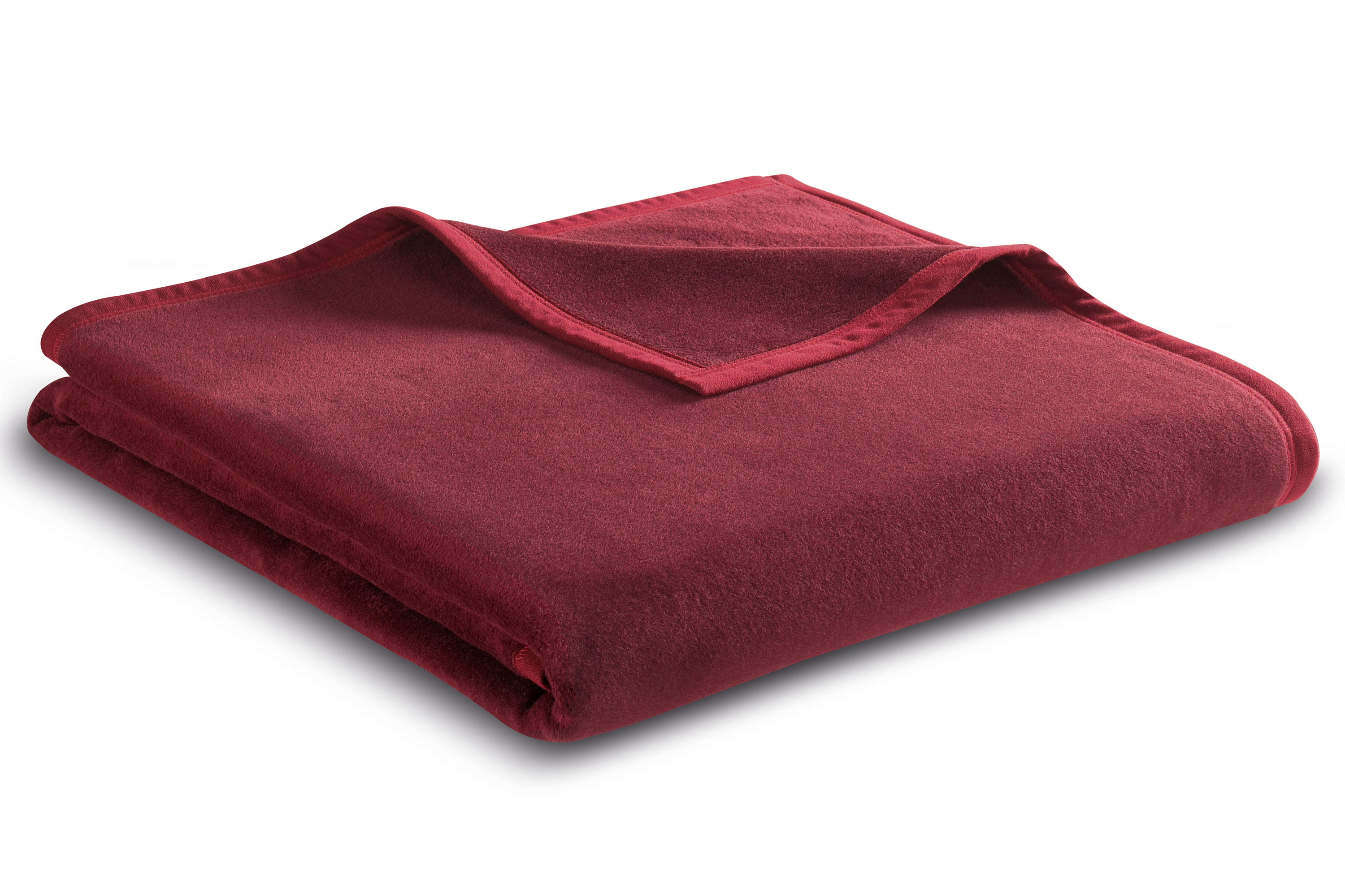 Wohndecke Uno Cotton bordeaux Päckchenbild