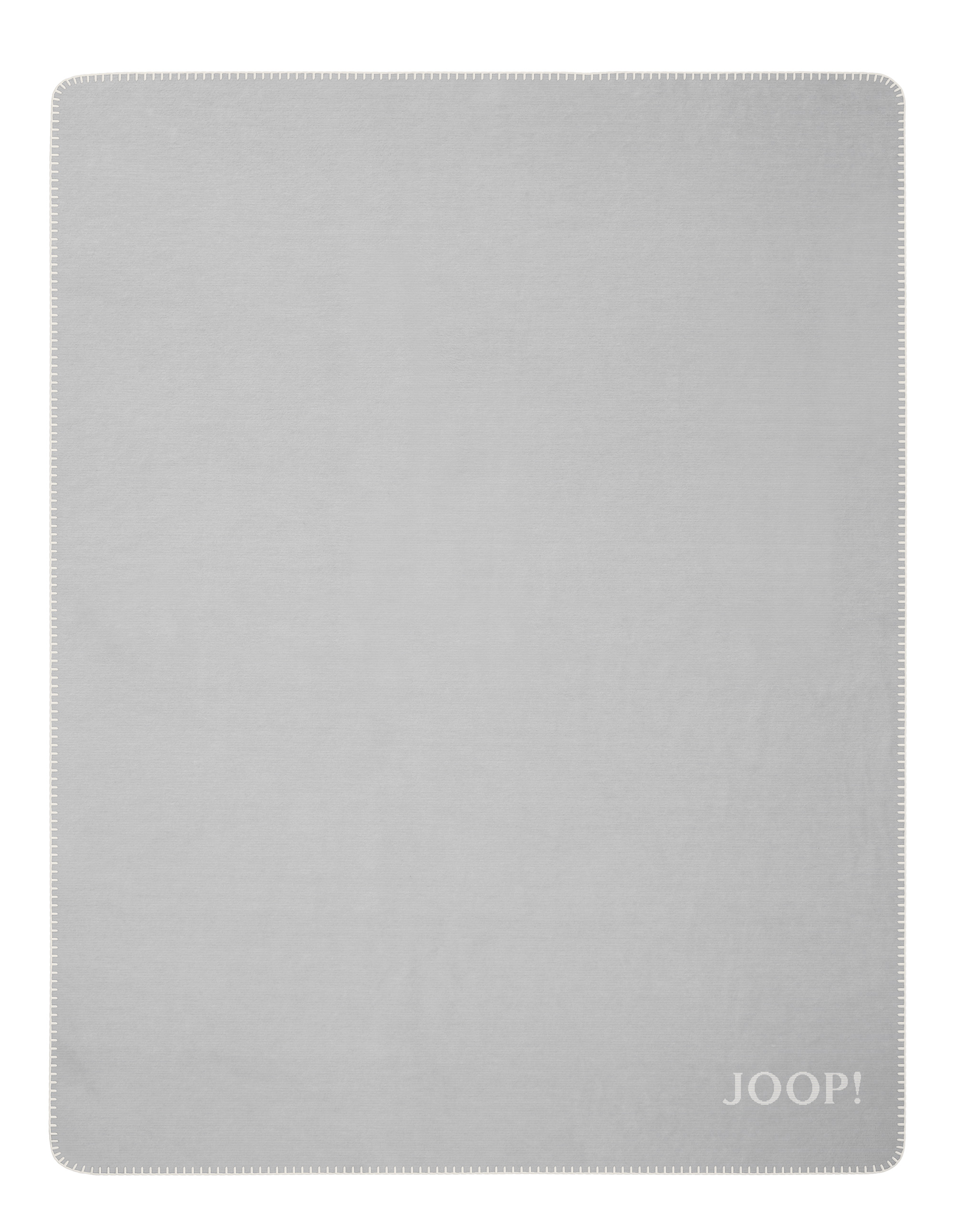 Wohndecke JOOP! Melange-Doubleface stein-silber
