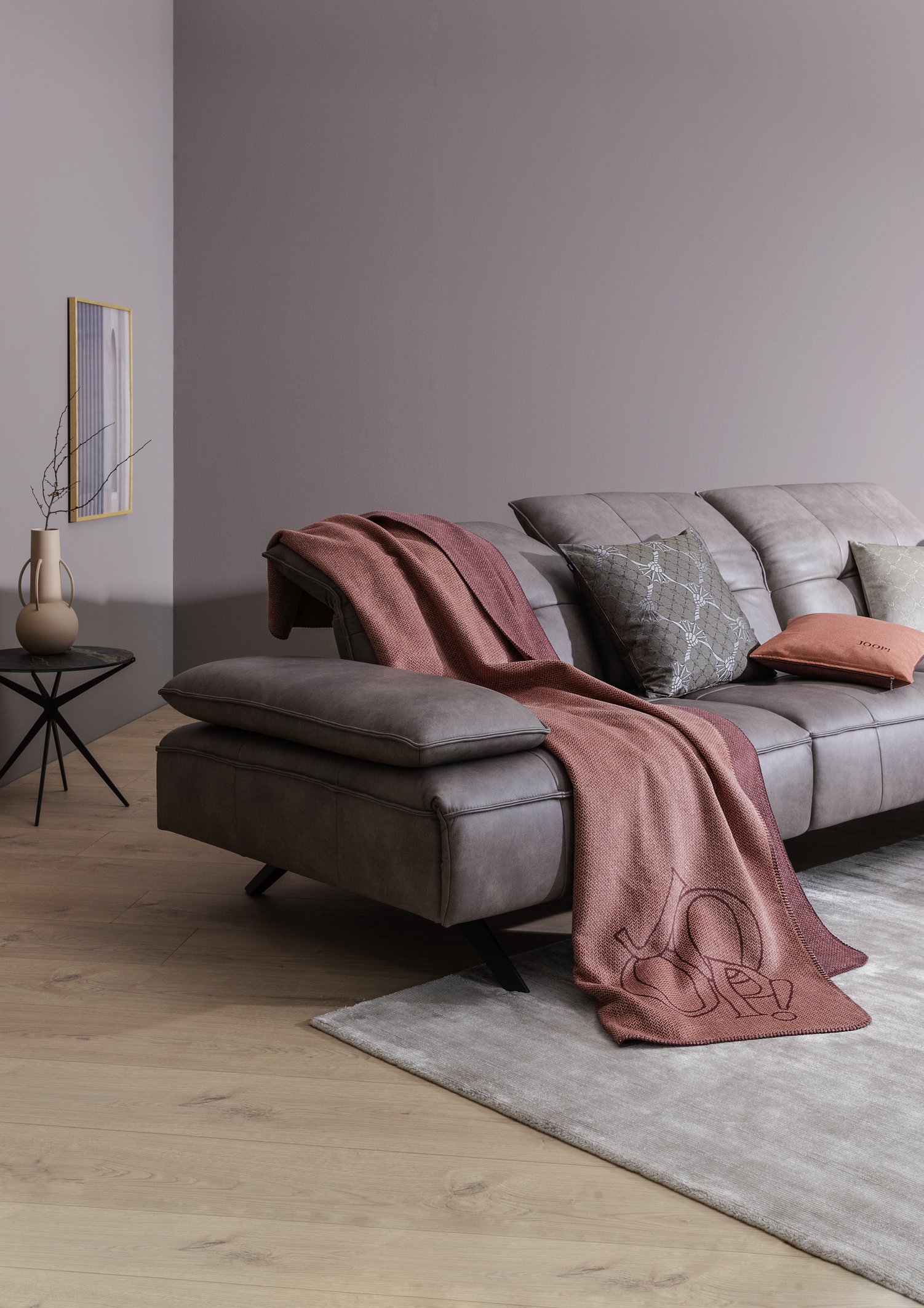 Milieubild zu Wohndecke JOOP! Statement orange-bordeaux