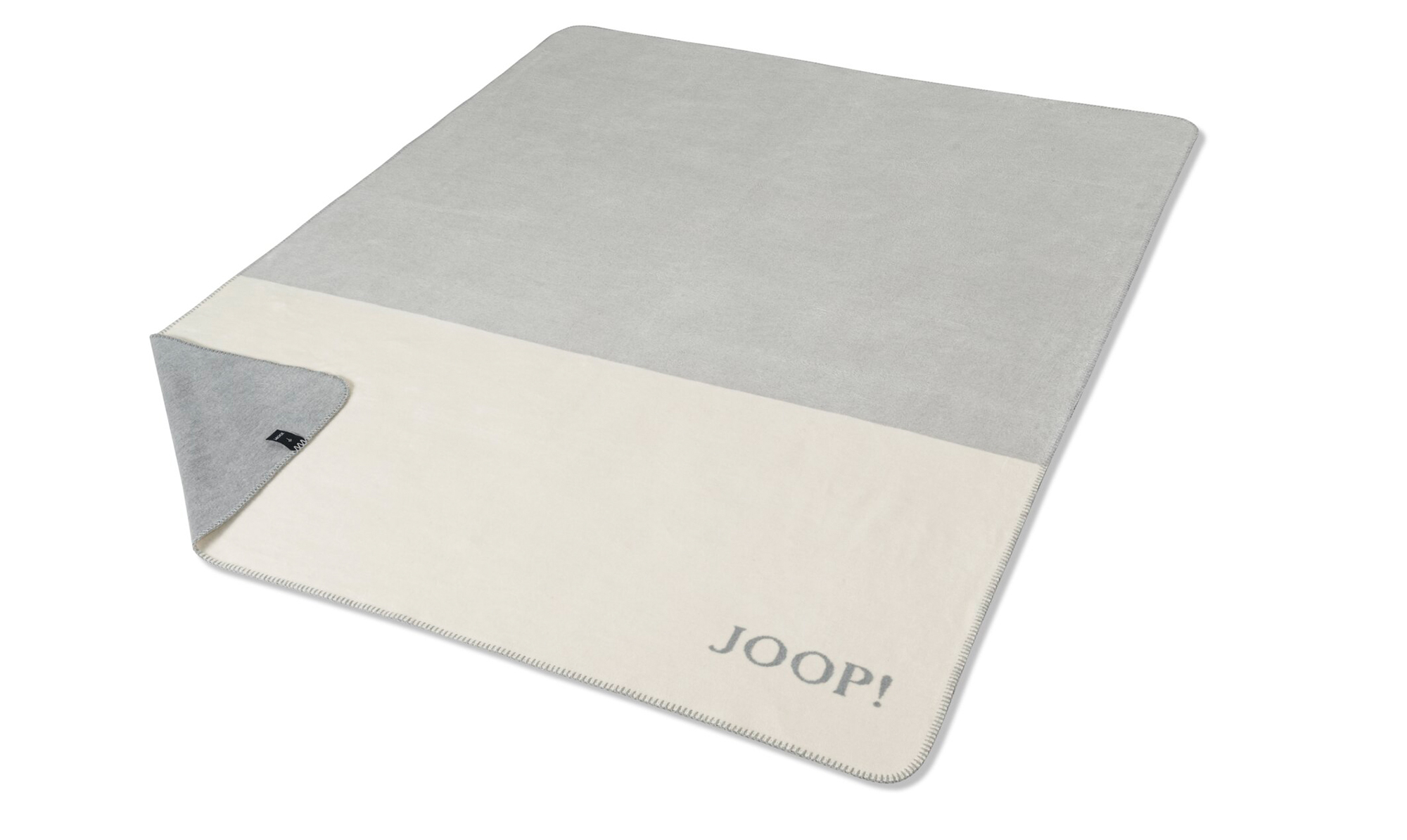 Joop! Wohndecke Split stein Freisteller liegend