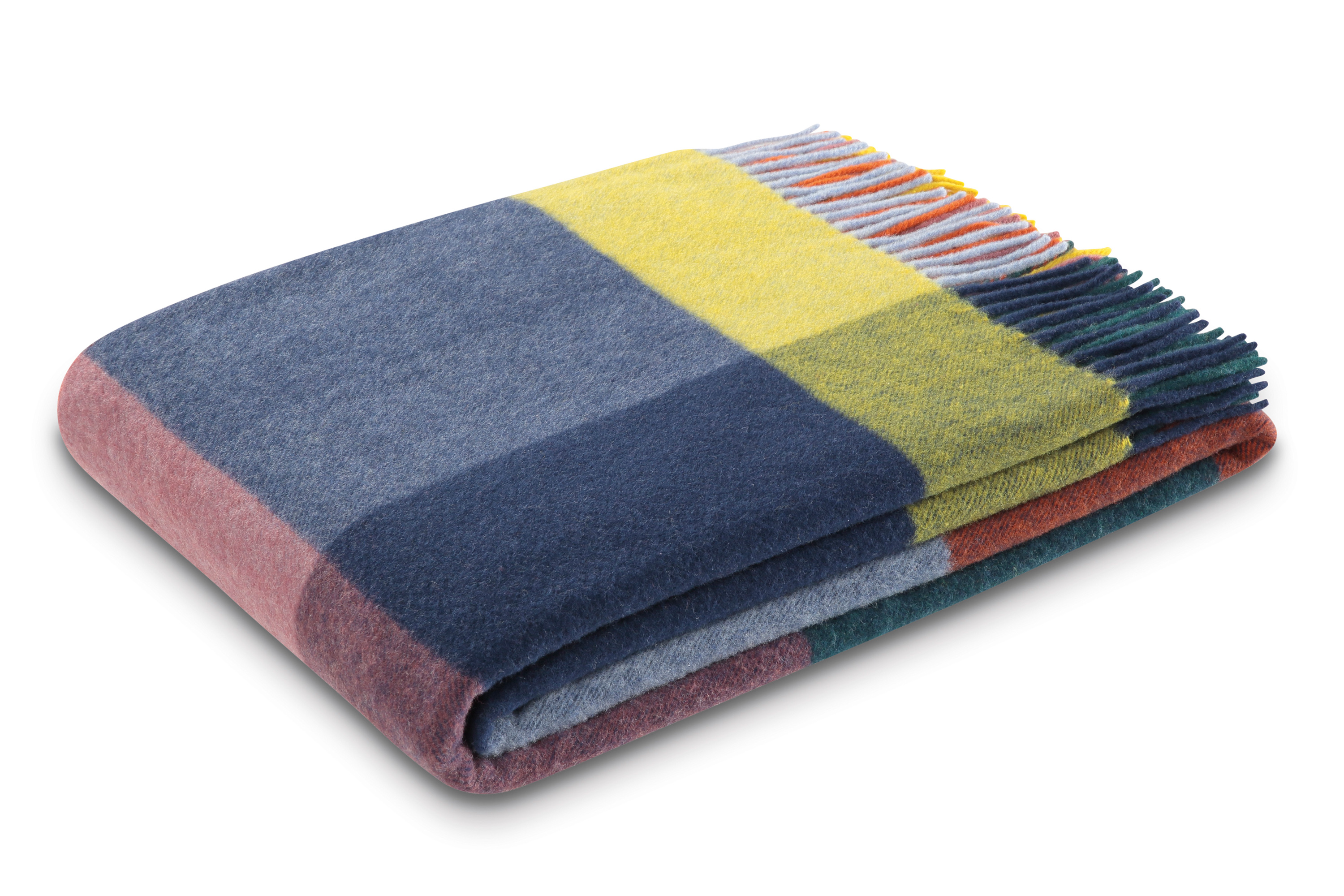 Plaid Vibrant Square aus Merinowolle Päckchenbild