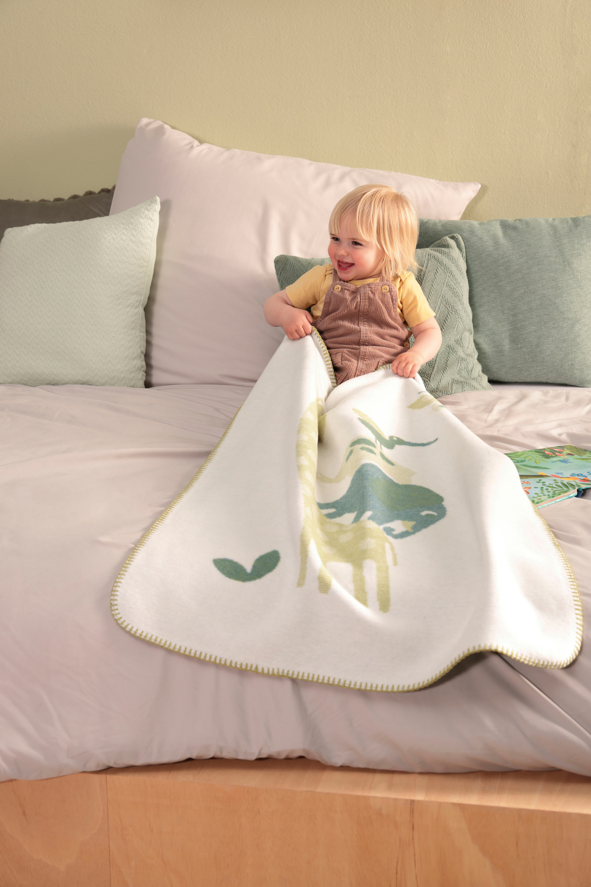 Babydecke "Friends" Emotionale Milieuaufnahme zur Babydecke Friends