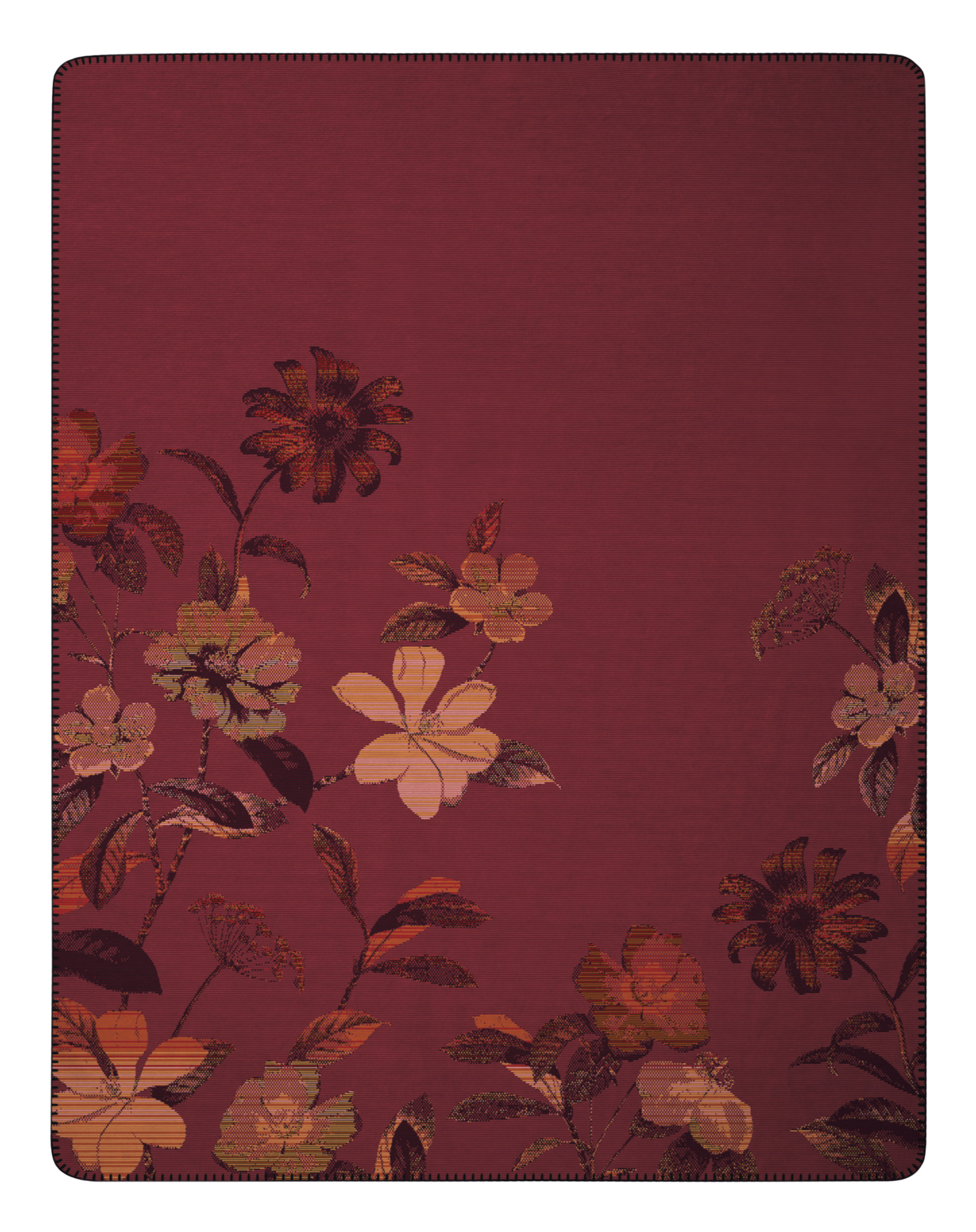 Wohndecke Velvet Bloom Freisteller glatt