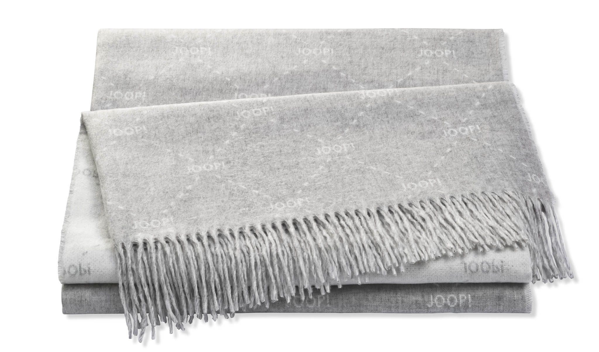Plaid JOOP! Fine-Signature silber Päckchenbild