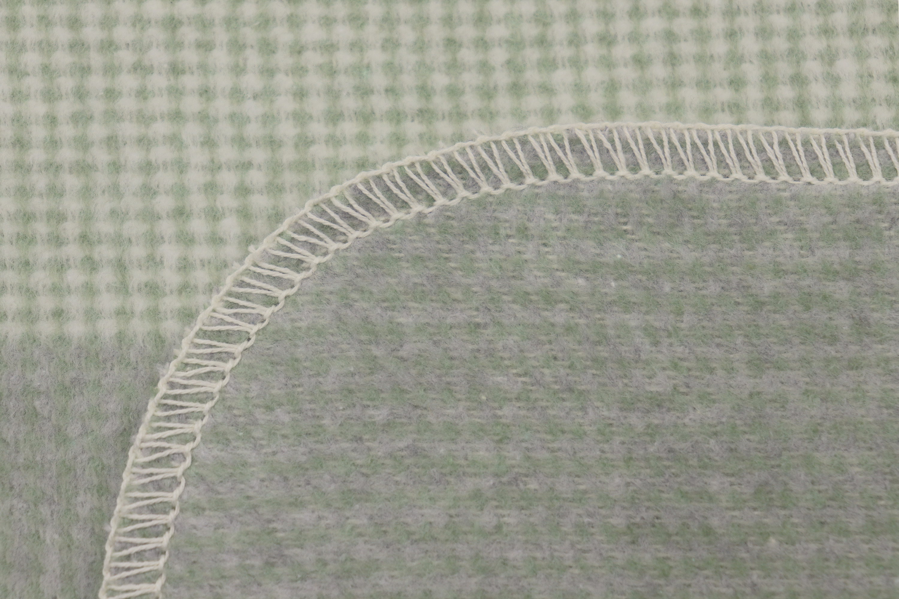 Baumwolldecke Stripe Oasis Nahaufnahme Einfassung