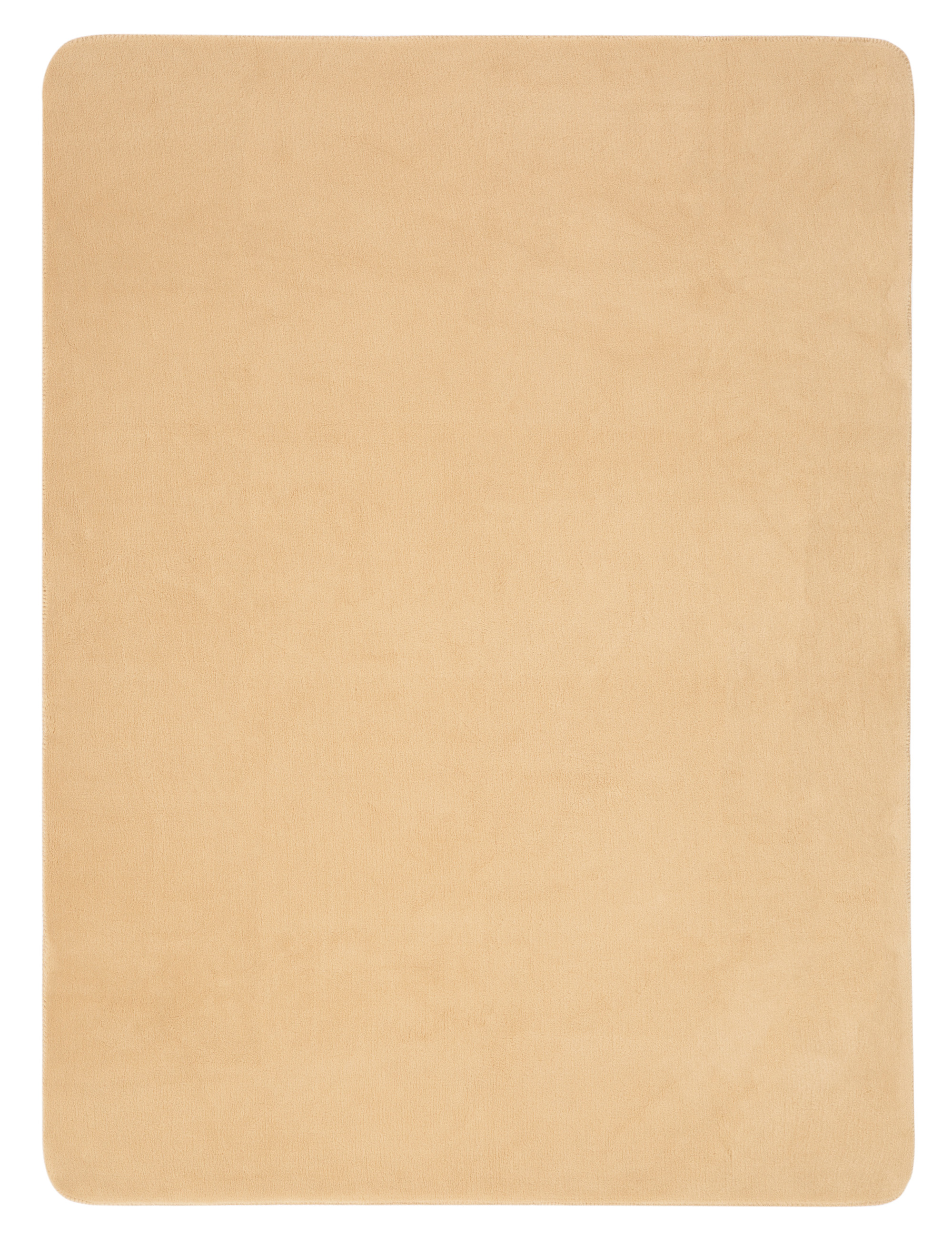 Wohndecke Wool Feel camel Freisteller glatt