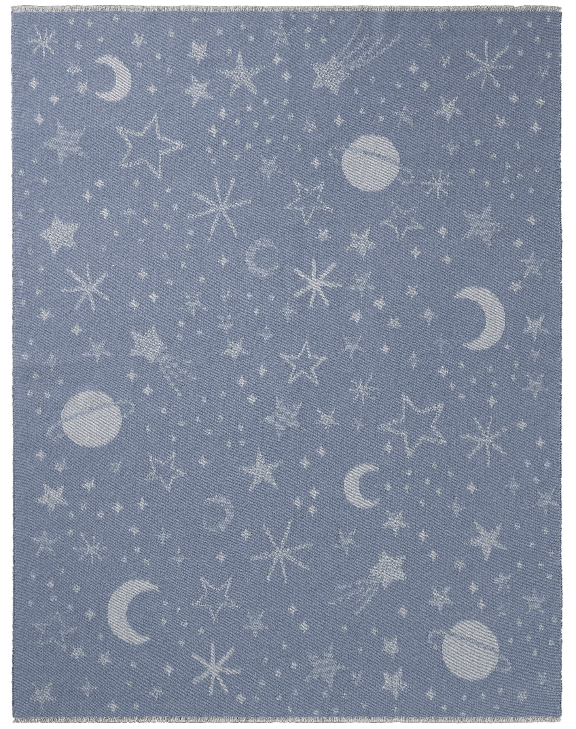 Babydecke Universe blue Freisteller glatt