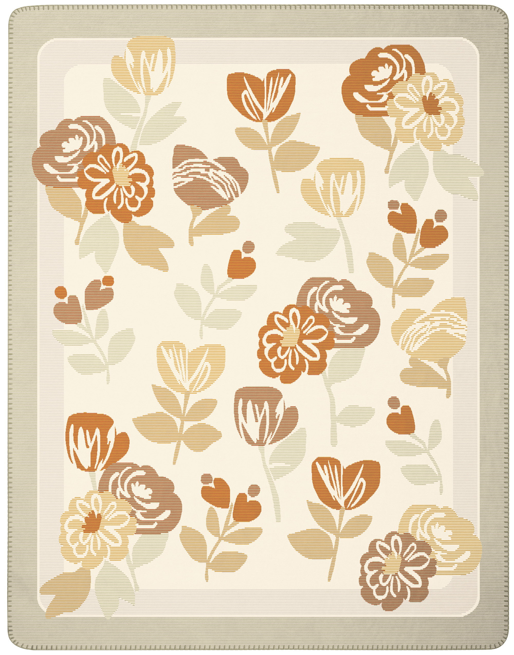 Wohndecke Bloom Frame Freisteller Vorderseite