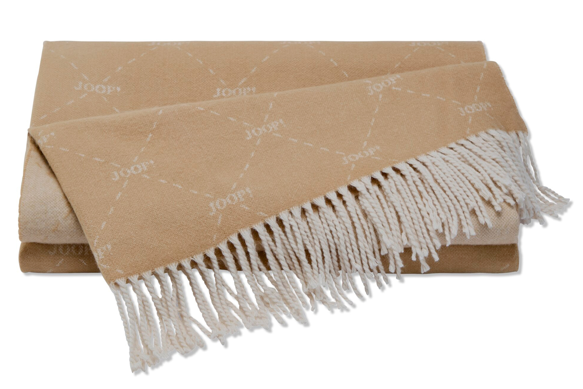 Joop! Plaid Fine Diamond Natur Päckchenbild