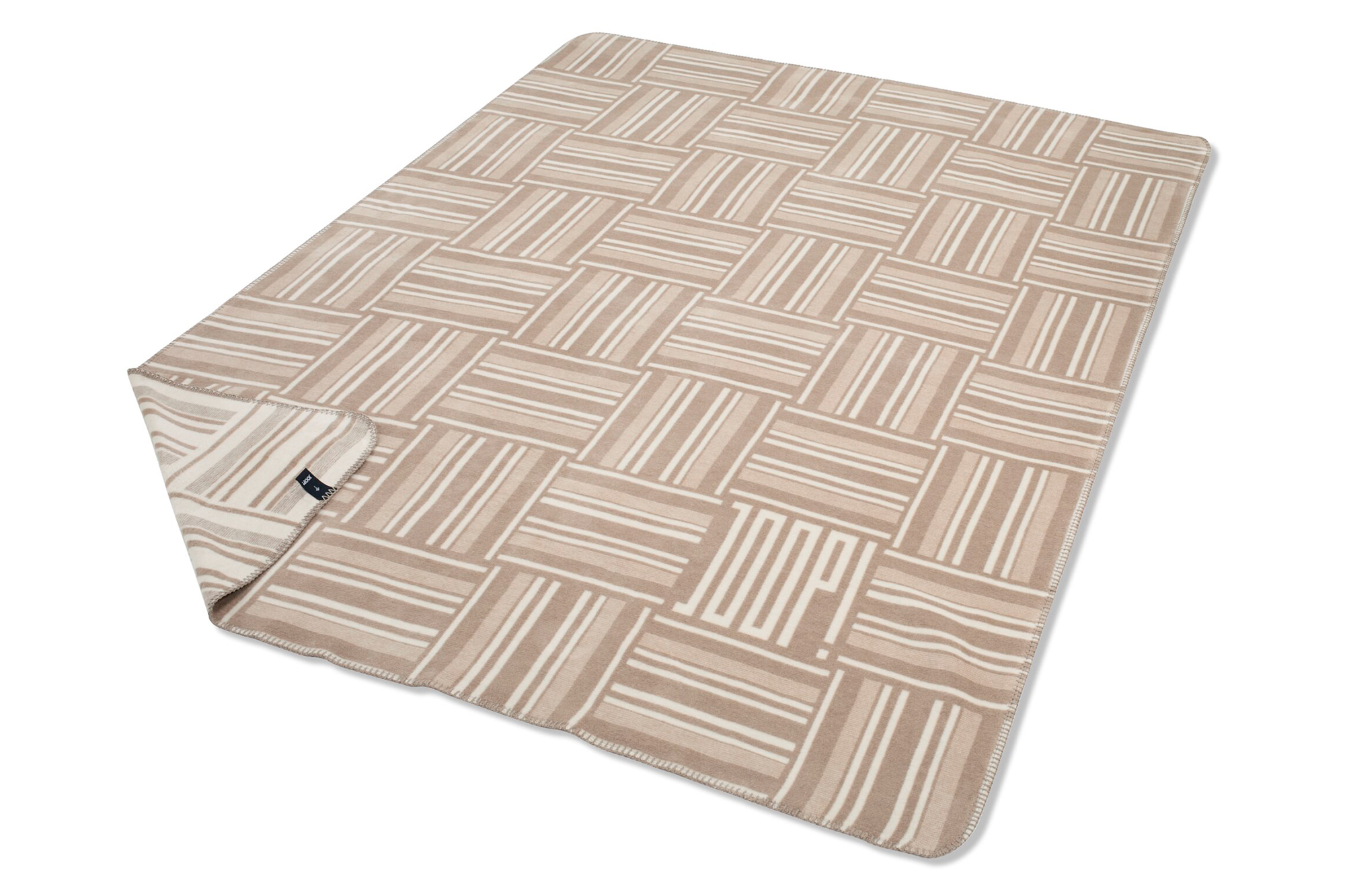 Wohndecke JOOP! Waeve Sand Freisteller mit umgelegter Ecke