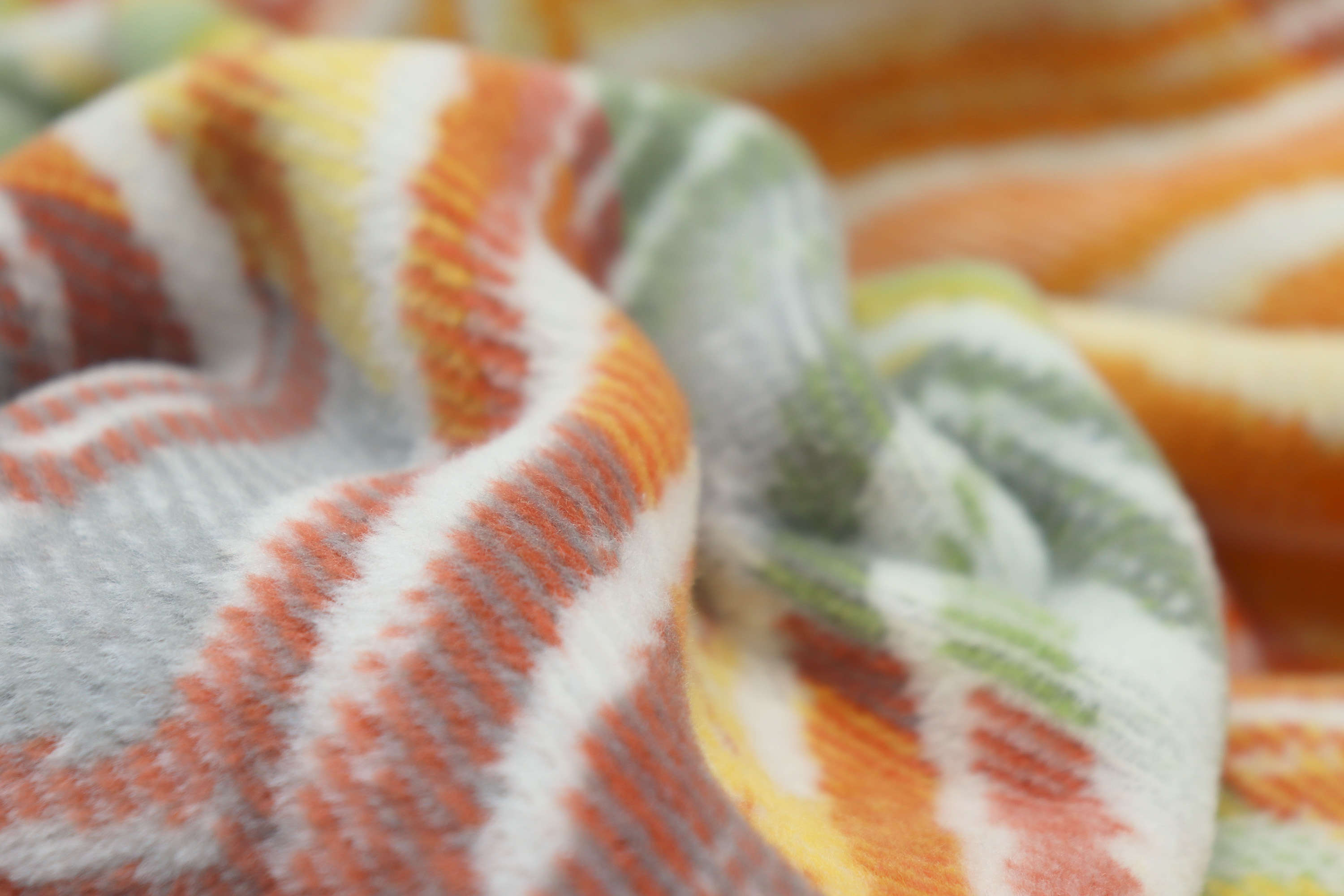 Wohndecke Sunset Diamonds Nahaufnahme Flor