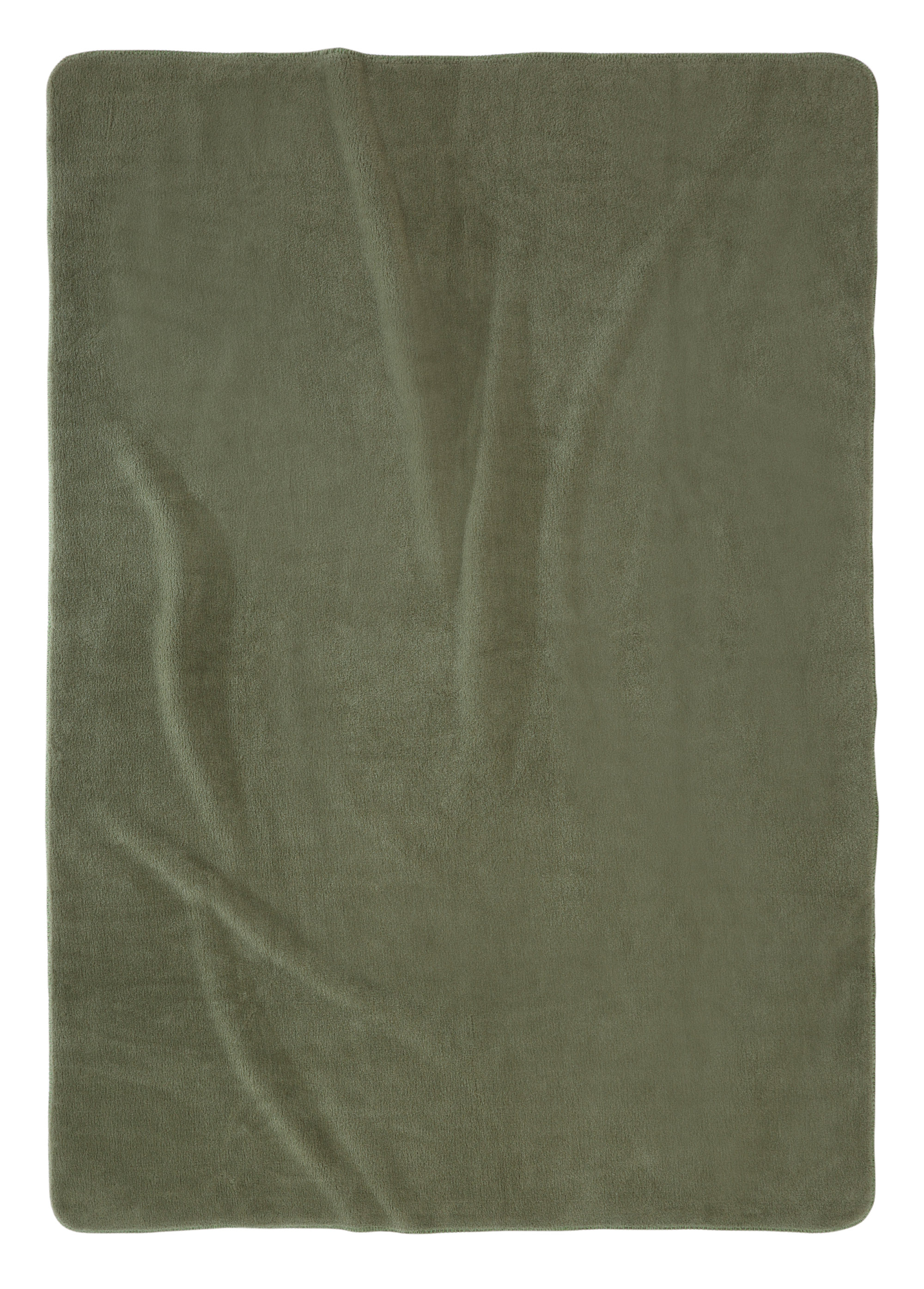 Wohndecke Wool Feel mossy Freisteller wellig