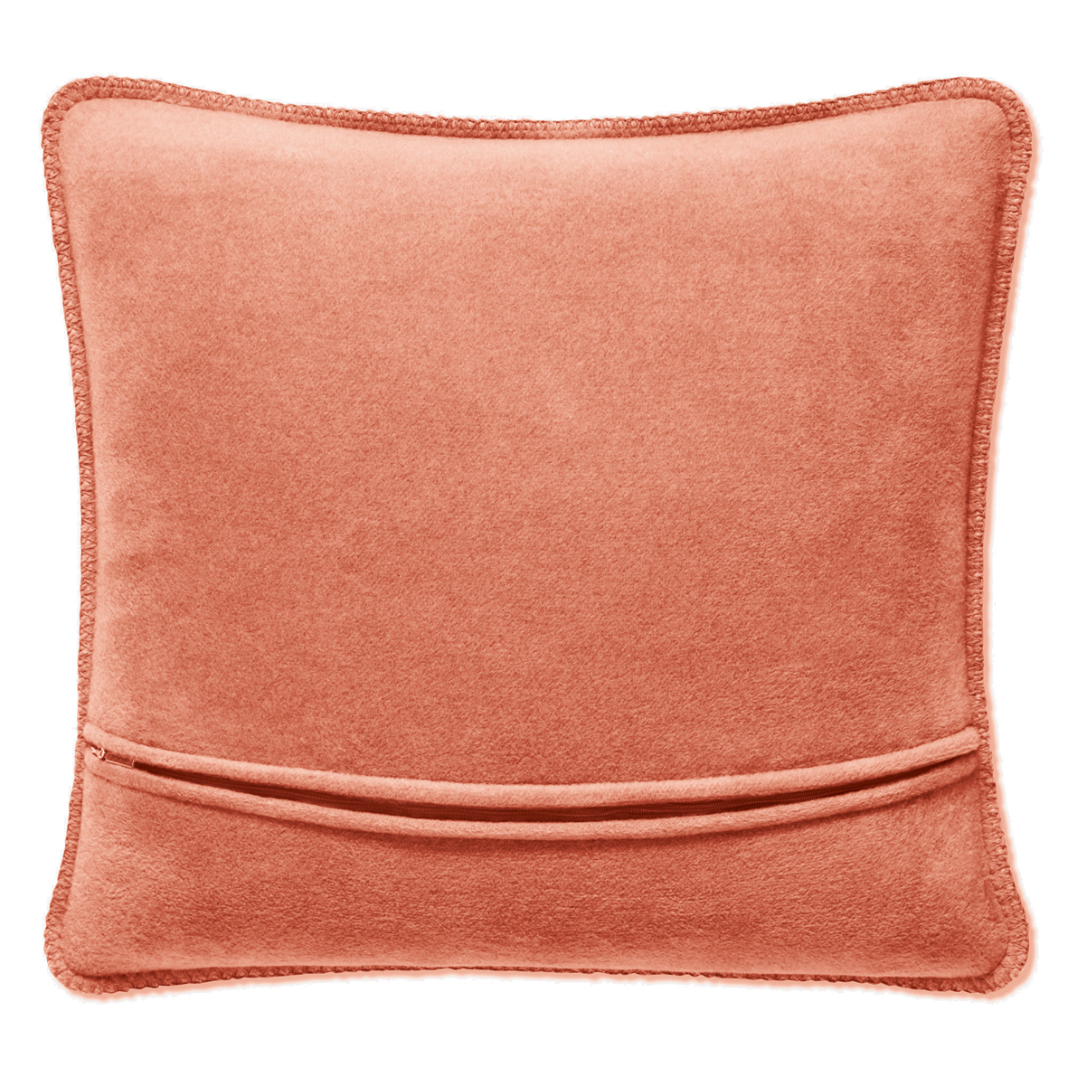 Kissen JOOP! Uni-Doubleface bordeaux-orange mit Füllung Rückseite