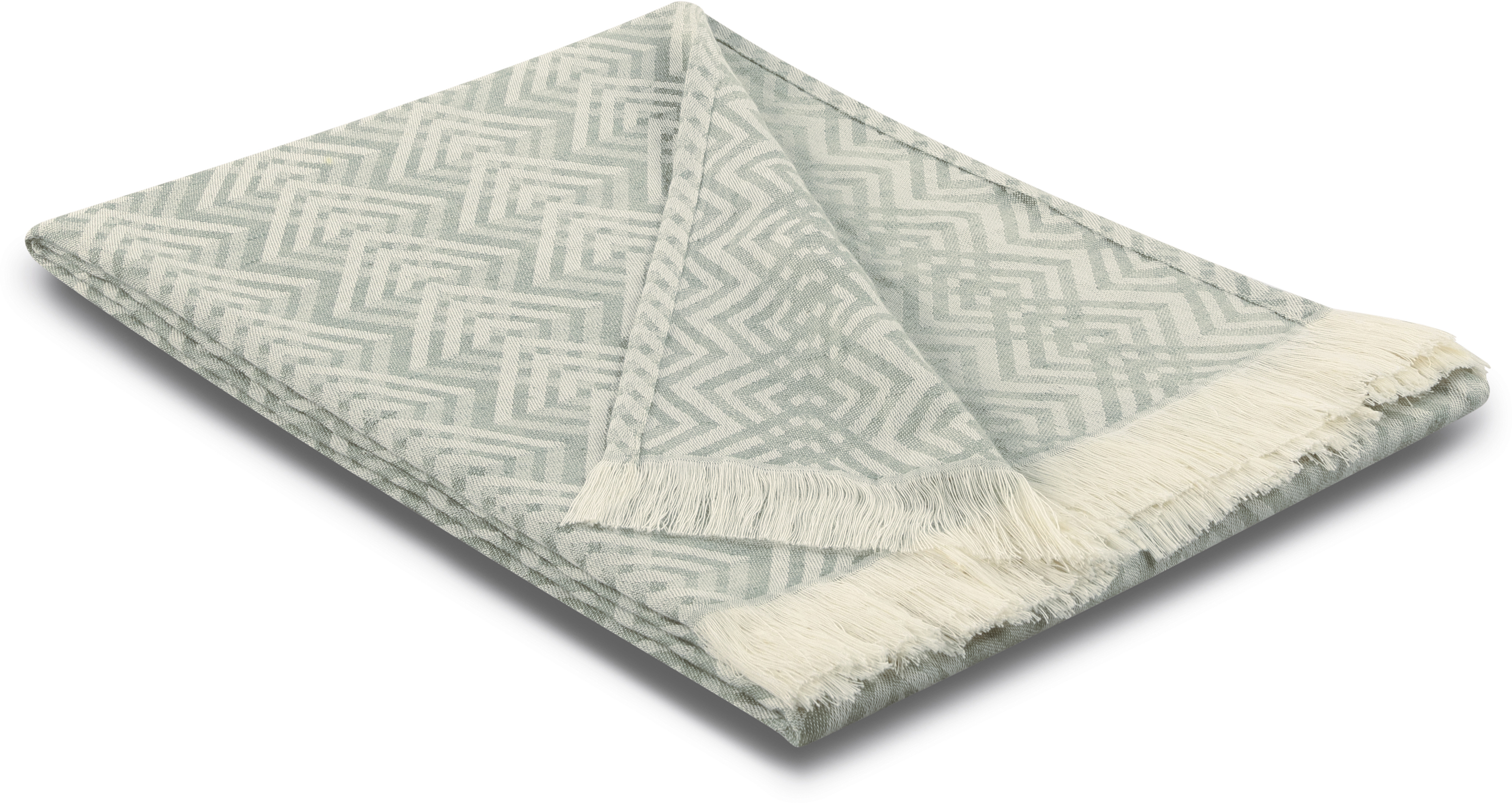 Fransenplaid Cameo mint Päckchenbild