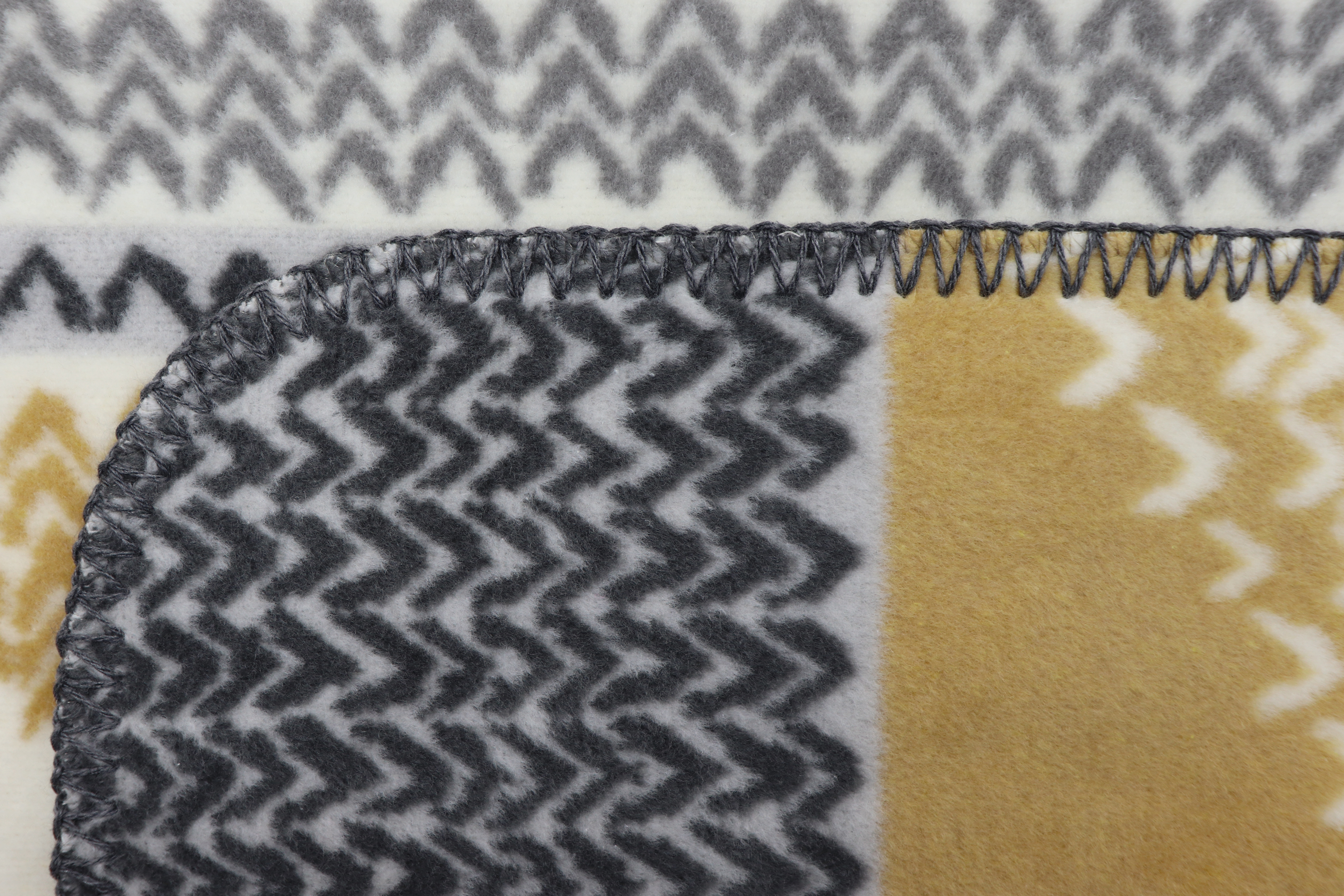 Wohndecke Winter Knit Nahaufnahme Einfassung