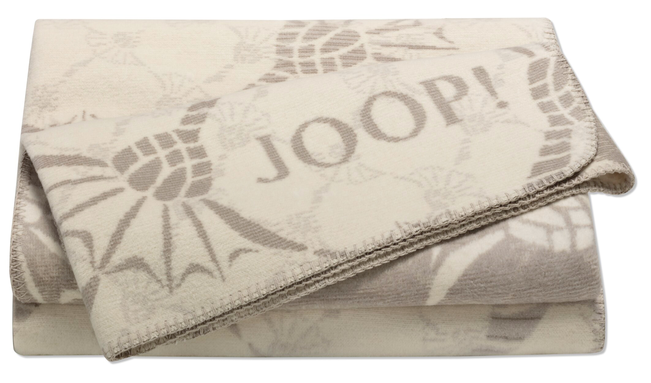 Wohndecke JOOP! Cornflower Double ecru-stein Päckchenbild