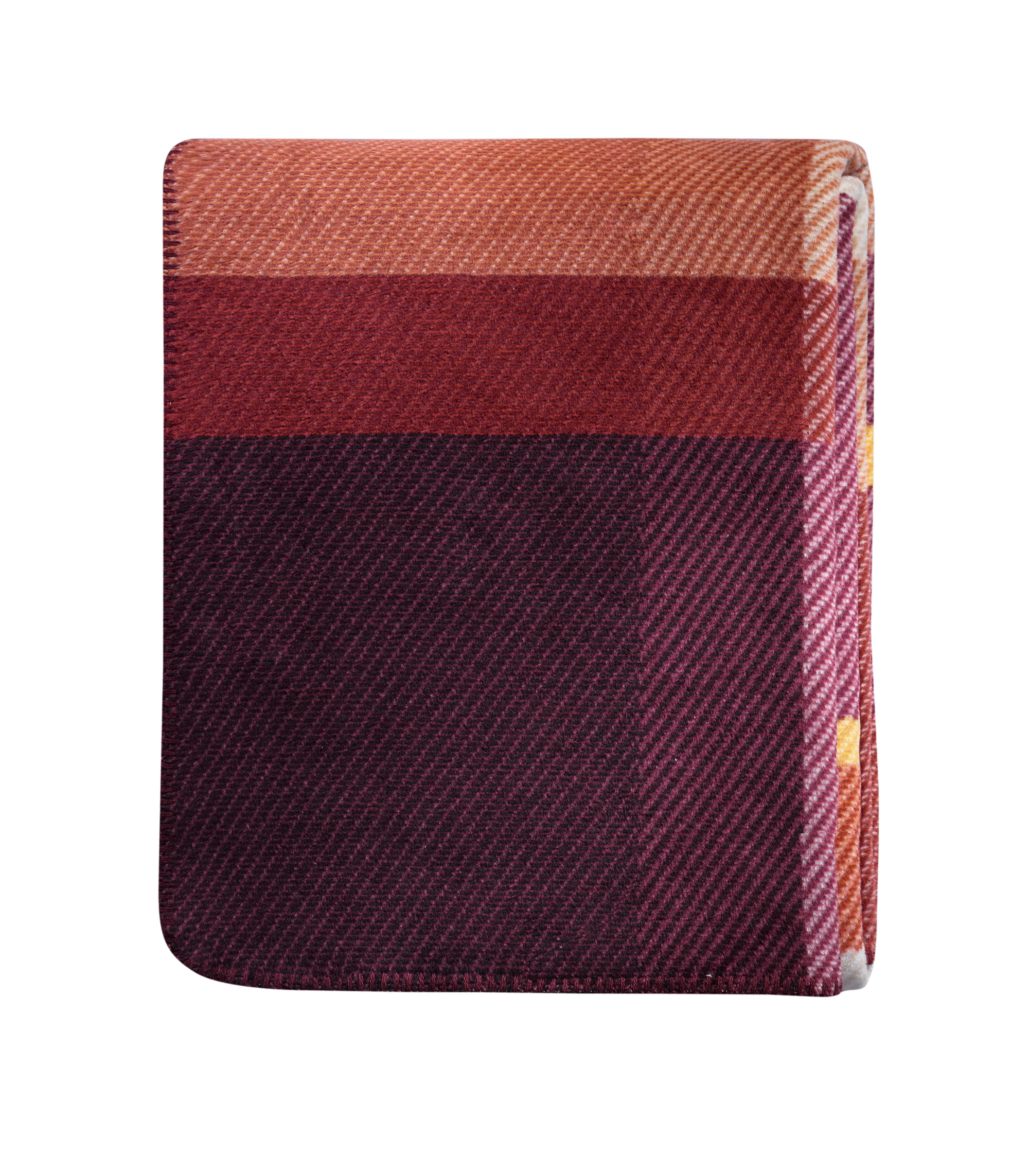 Kuscheldecke Ruby Check Päckchenbild frontal von oben