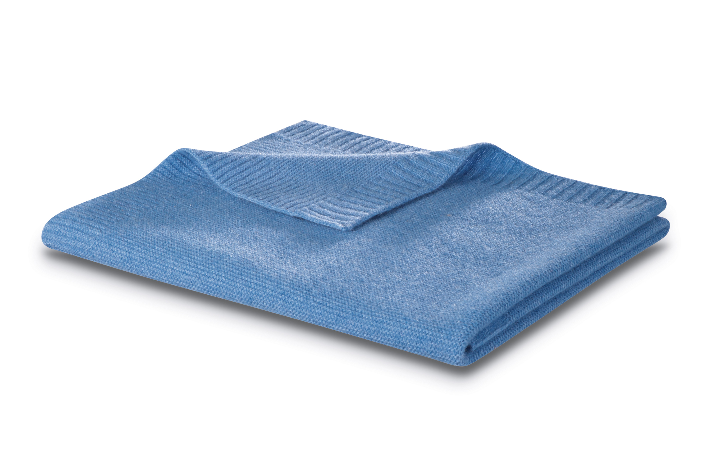 Babydecke Wool Knit blue Päckchenbild