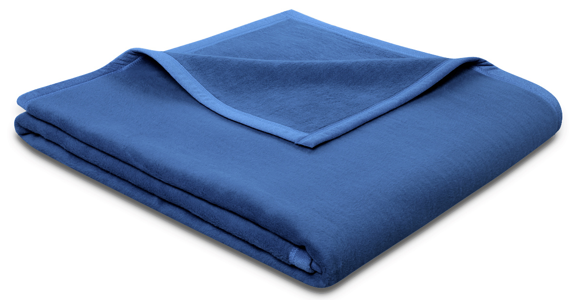 Wohndecke Pure Cotton azur Päckchenbild