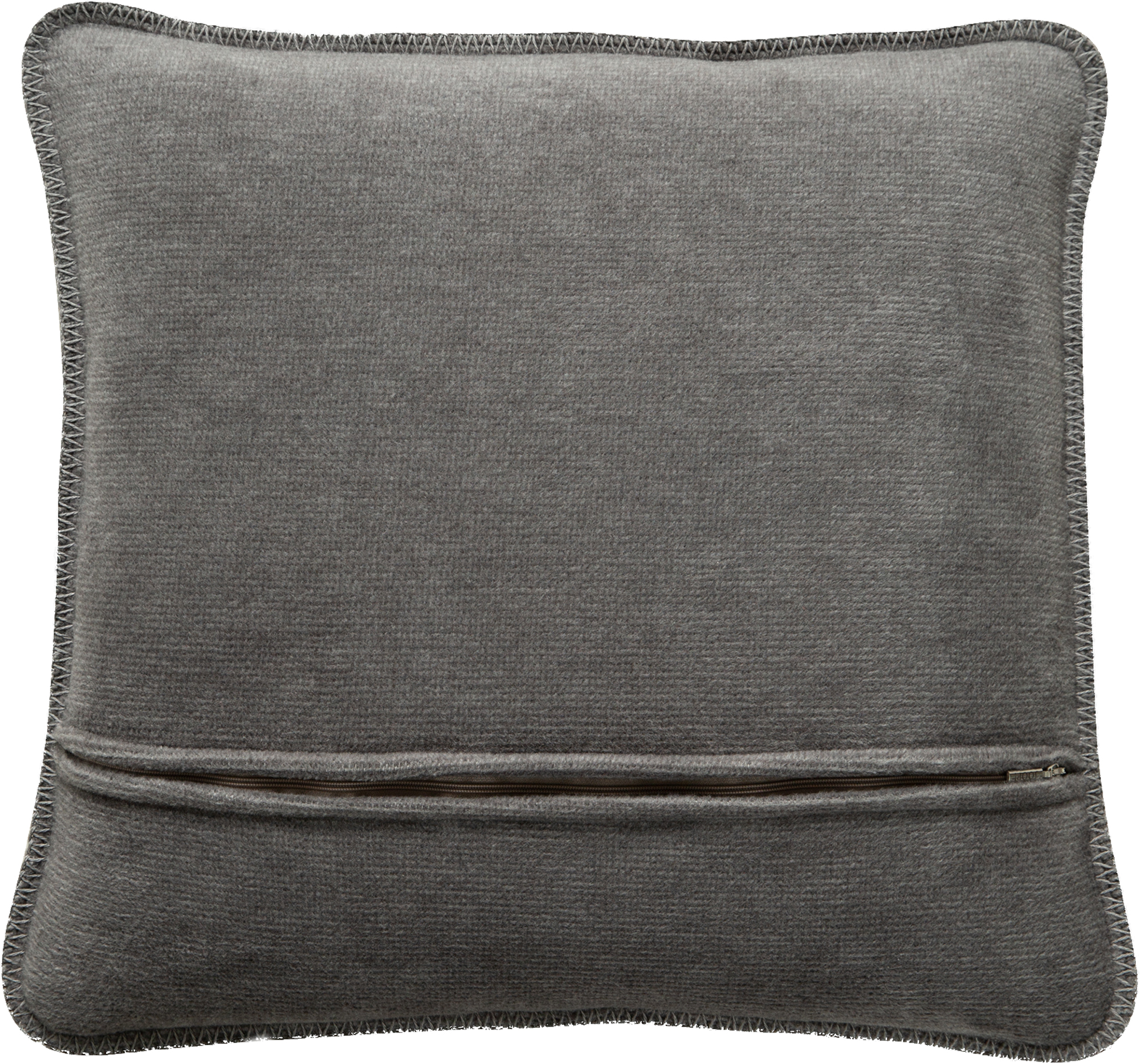 JOOP! Melange-Doubleface Kissen Kissen JOOP! Melange-Doubleface ecru-graphit mit Füllung Rückseite