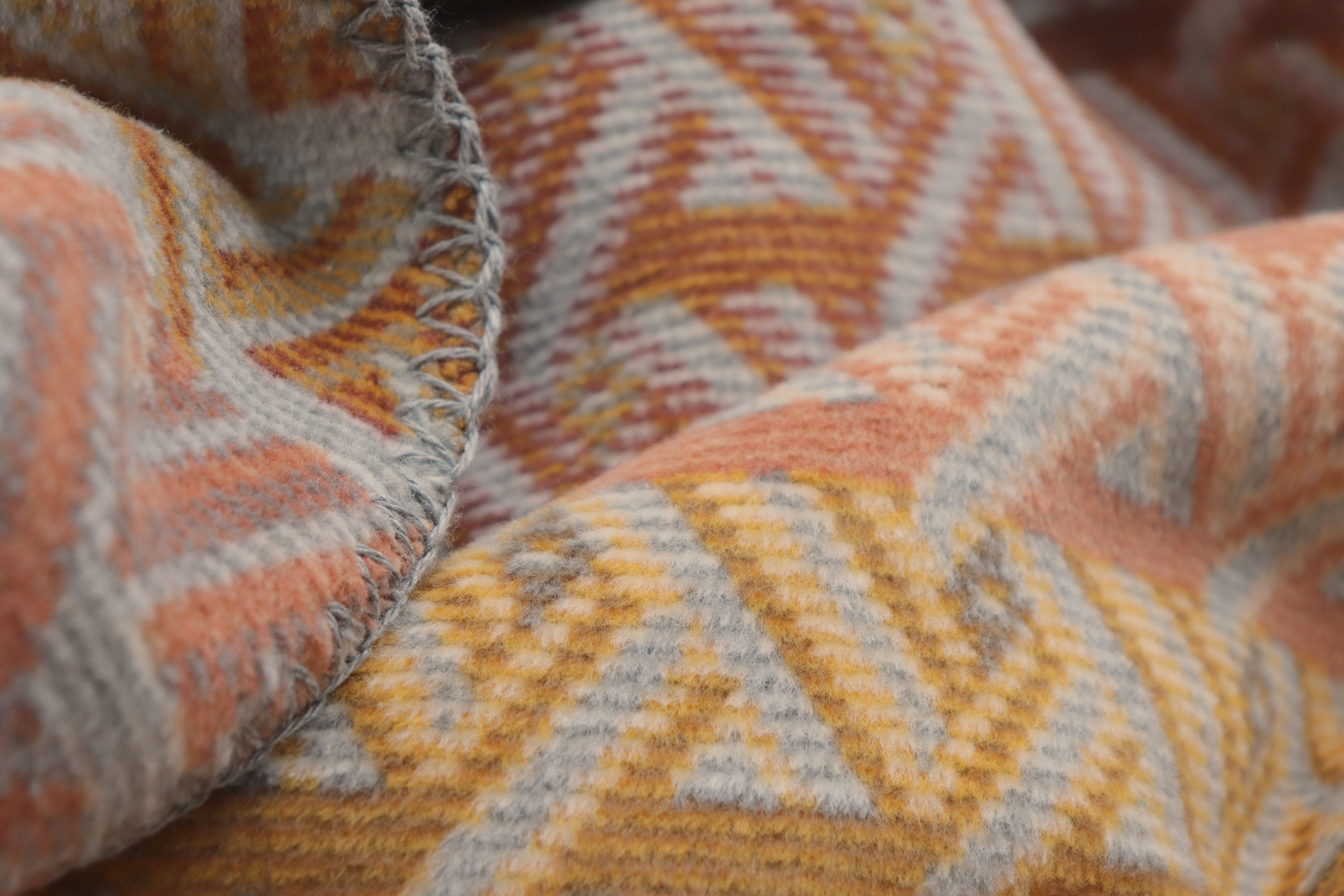Wohndecke Braided Nahaufnahme Flor
