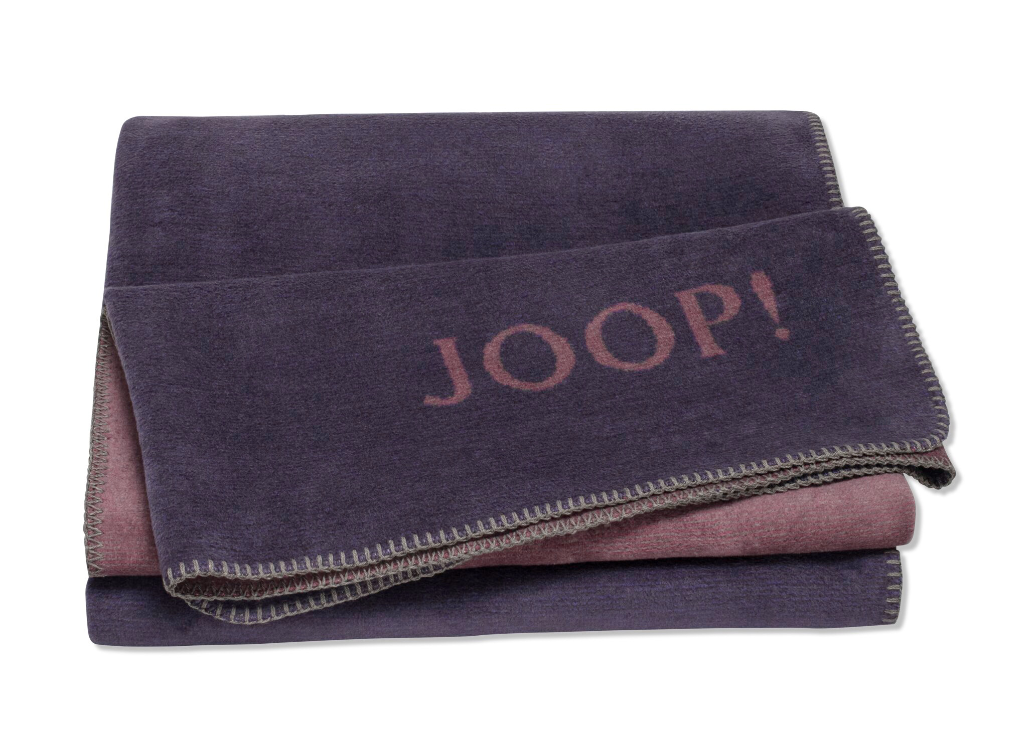 Wohn- und Kuscheldecke "JOOP! - Melange Doubleface" JOOP! Melange Doubleface - Violett-Mauve
