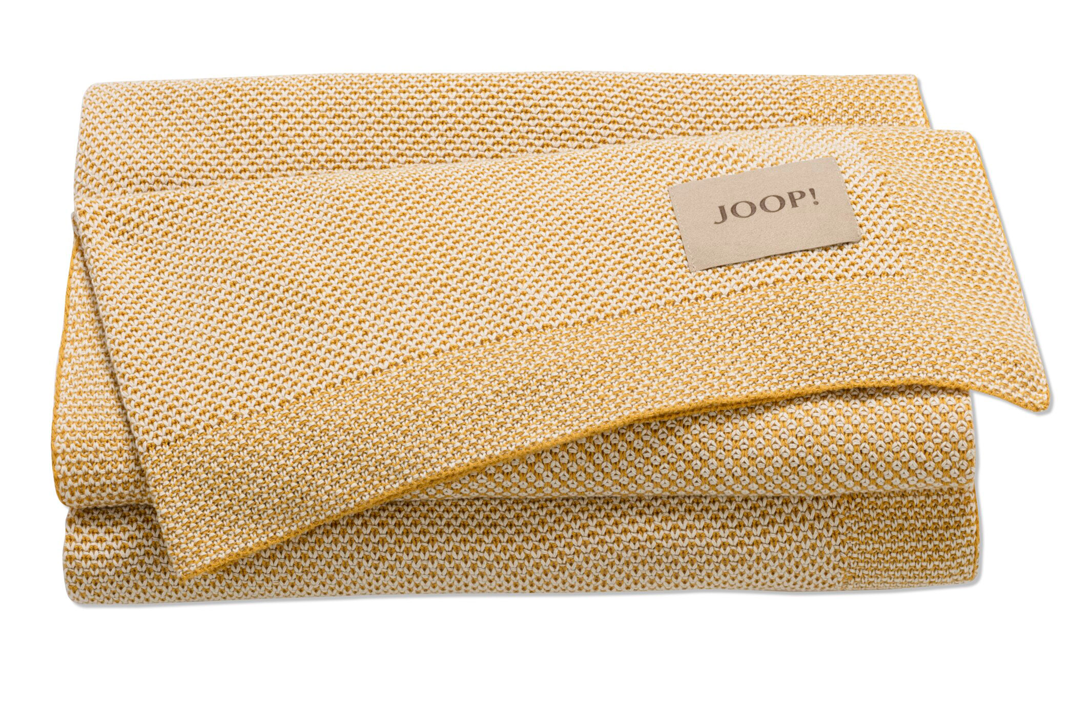 Strickplaid JOOP! "Light-Knit" JOOP! Strickplaid Light-Knit in gold-ecru