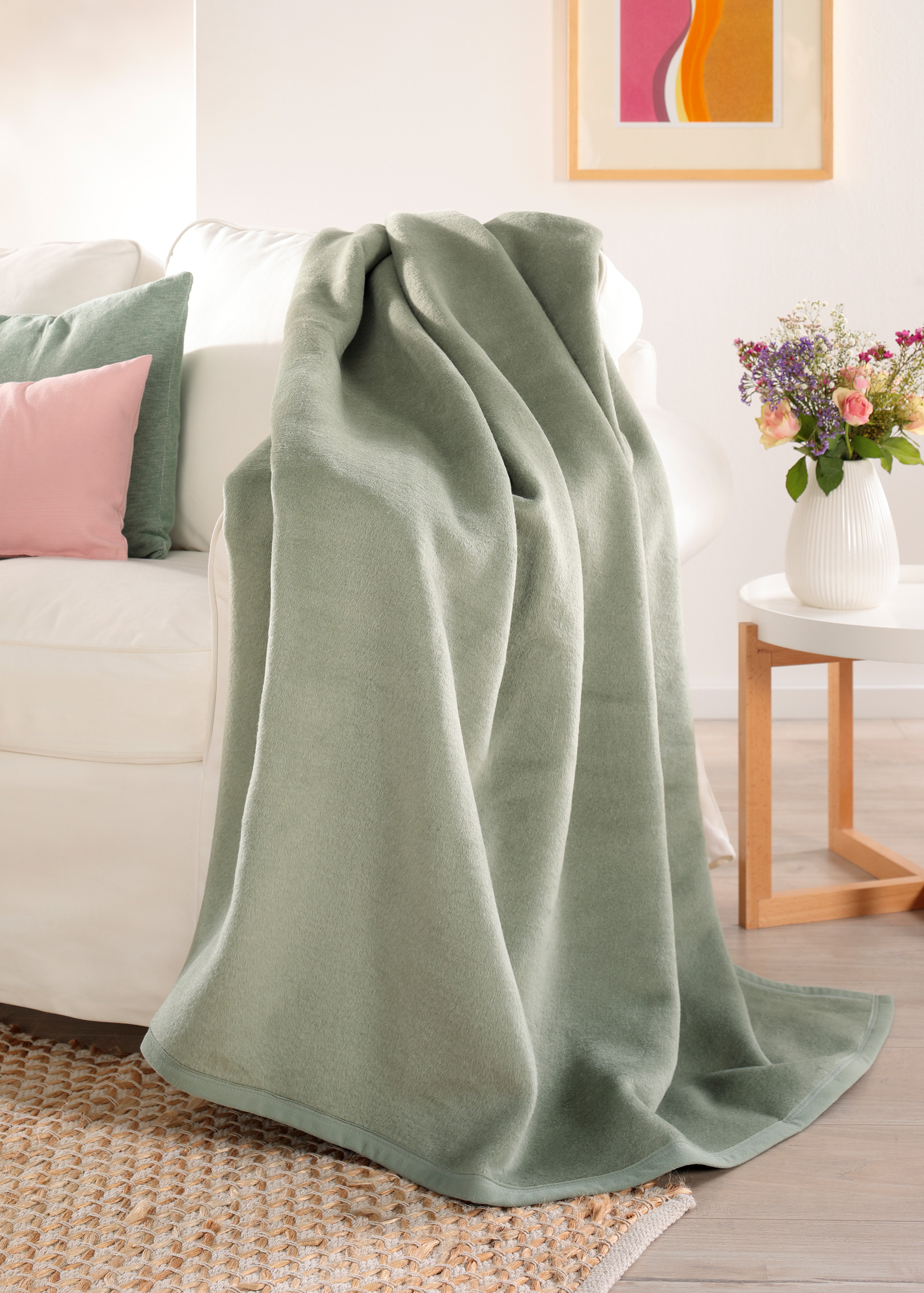 Wohn- und Kuscheldecke "Uno Cotton"